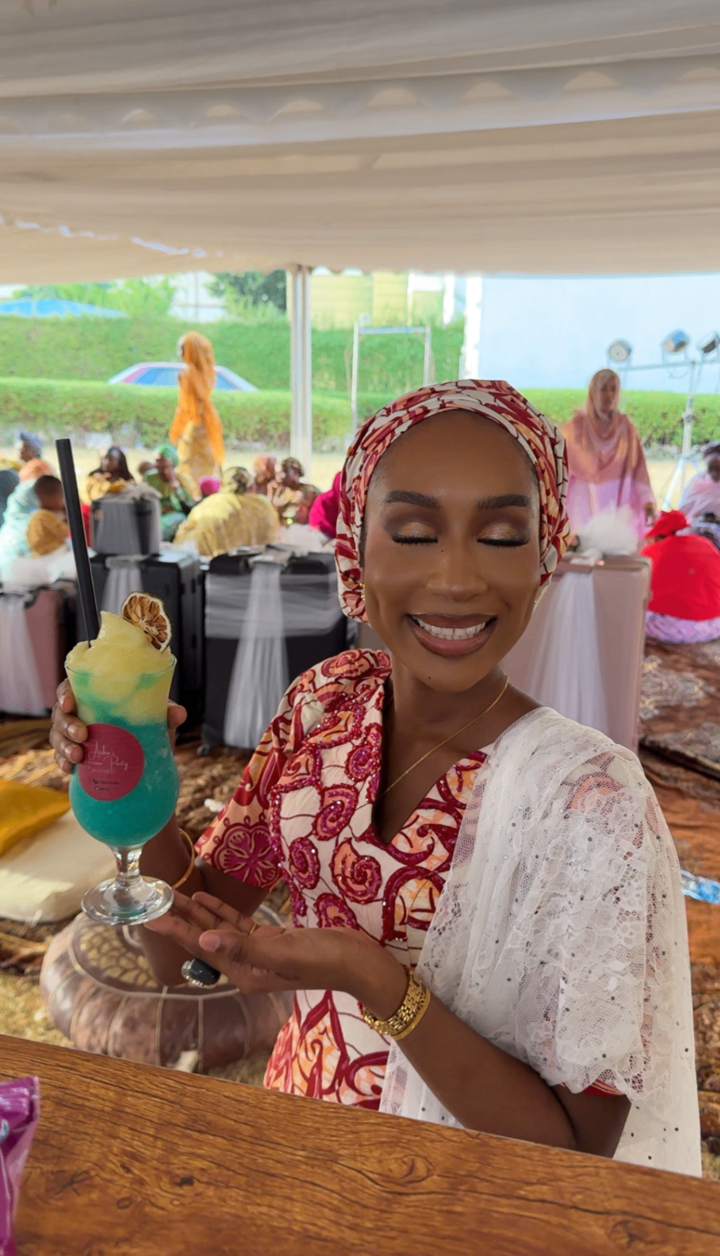 Luxury event and mocktail moment