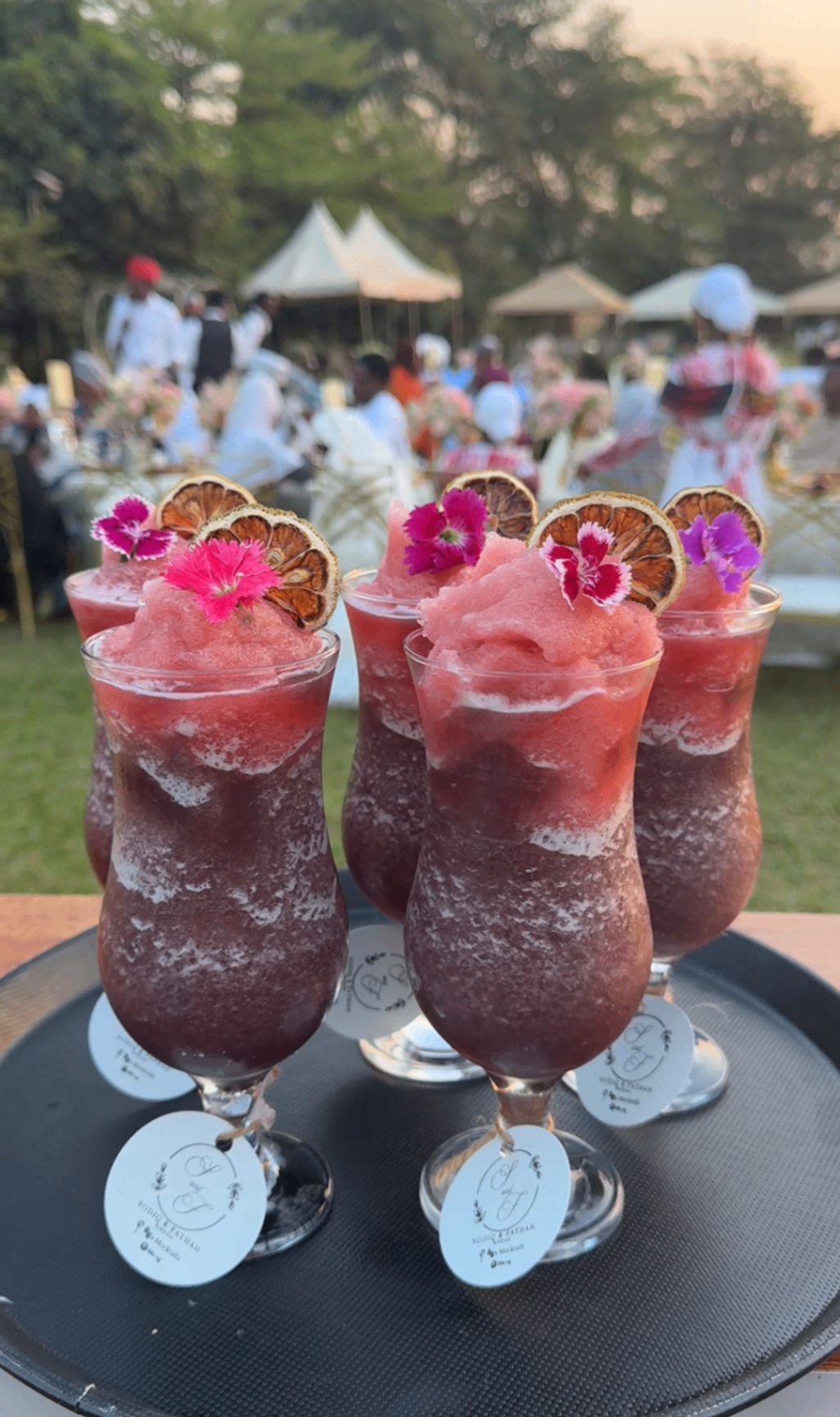Luxury event and mocktail moment