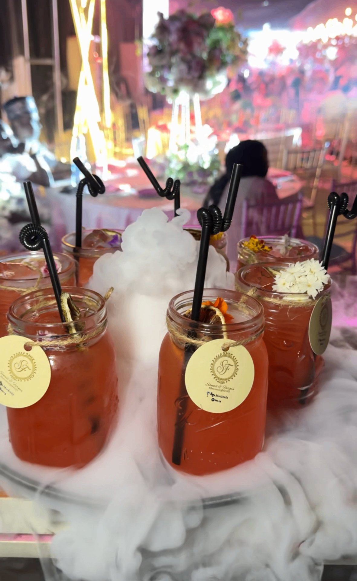 Luxury event and mocktail moment